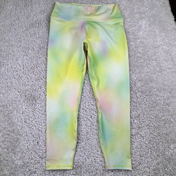 Fabletics Boost 7/8 Legging Blur Lemon Creme NEW FLAWS - Picture 3 of 13
